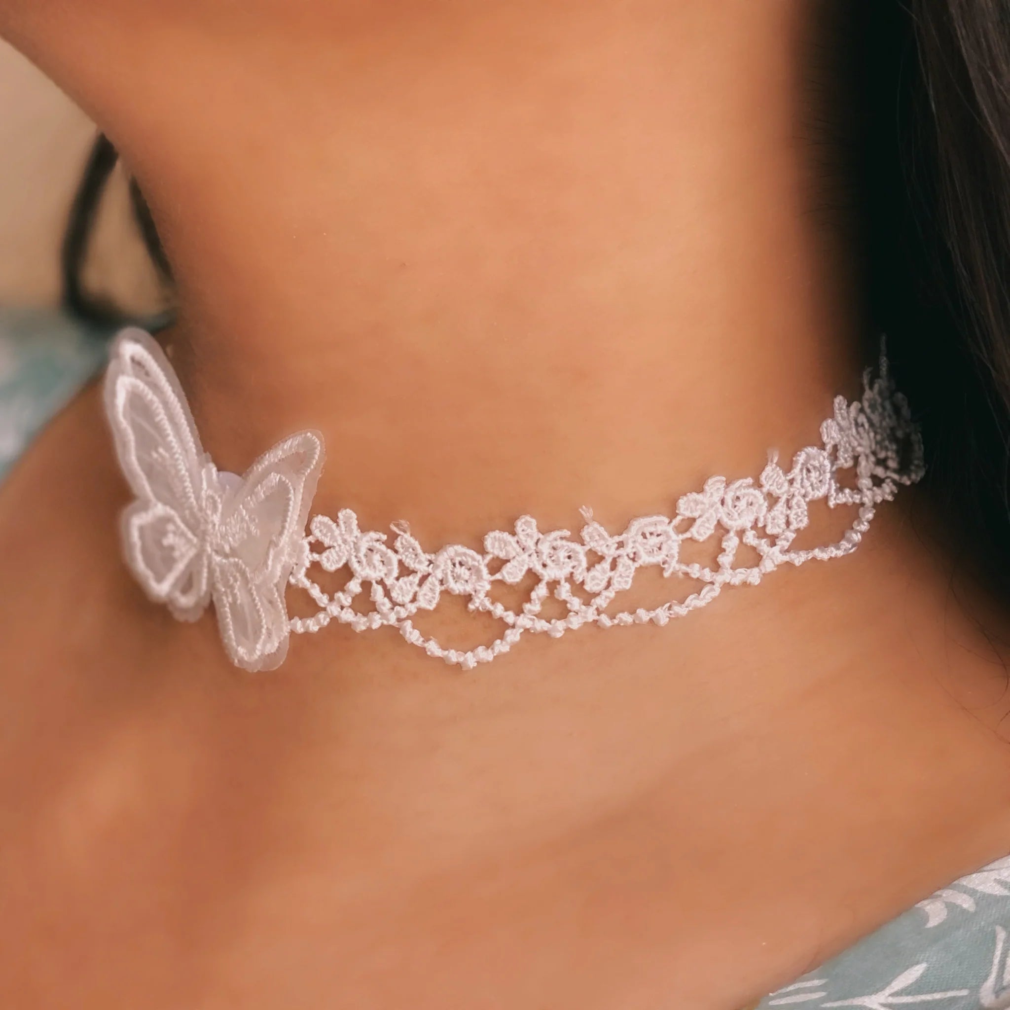Butterfly Lace Choker Necklace, White Butterfly Choker Necklace, Lace Hollow Butterfly Clavicle Neck Pendant, Vintage Embroidery Butterfly Choker Necklace, Cotwin Delicate White Lace Bow Necklace Butterfly Lace Choker Necklace, White Butterfly Choker Necklace, Lace Hollow Butterfly Clavicle Neck Pendant, Vintage Embroidery Butterfly Choker Necklace, Cotwin Delicate White Lace Bow Necklace
